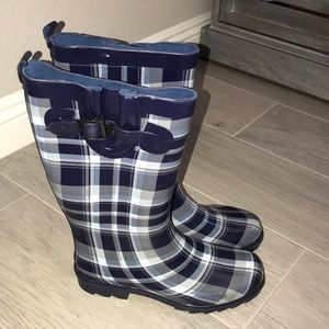 Womens Blue Rain Boots